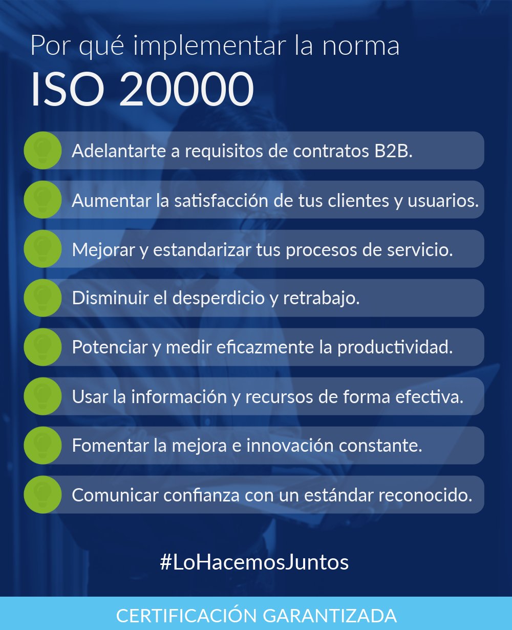 Artículo 26 - Qué es y para que sirve la certificación ISO 20000 -4-Beneficios