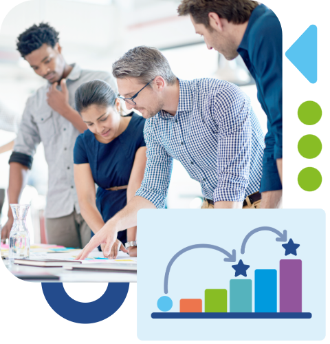 CMMI Niveles de Madurez en 2 Pasos. Equipo de ingenieros implementando el modelo CMMI.